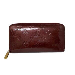LOUIS VUITTON Zippy Wallet M91536 Rouge Fauviste Monogram Vernis SP1102